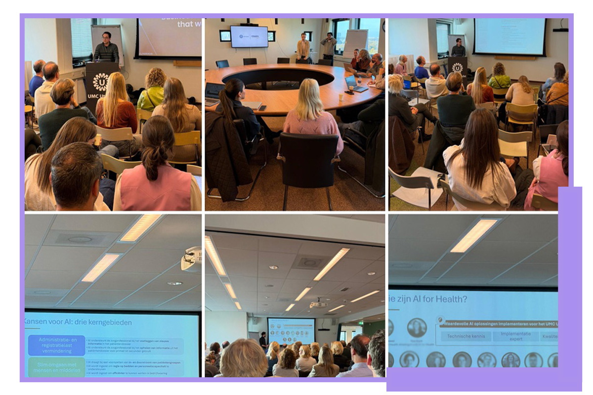 UMCU AI workshop collage